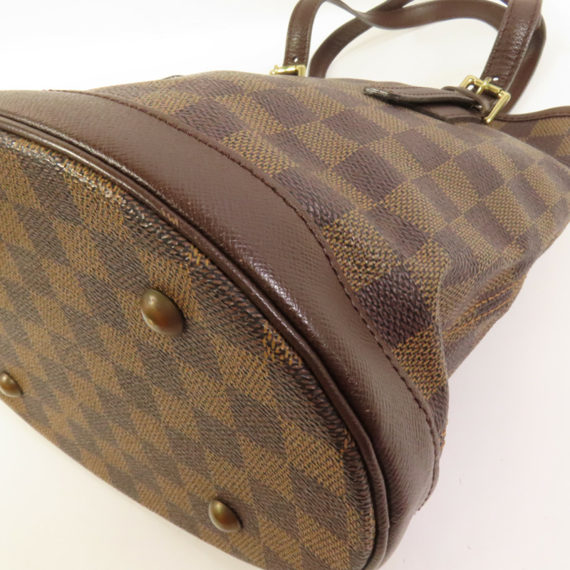 LOUIS VUITTON Damier Marais金扣肩背袋-12