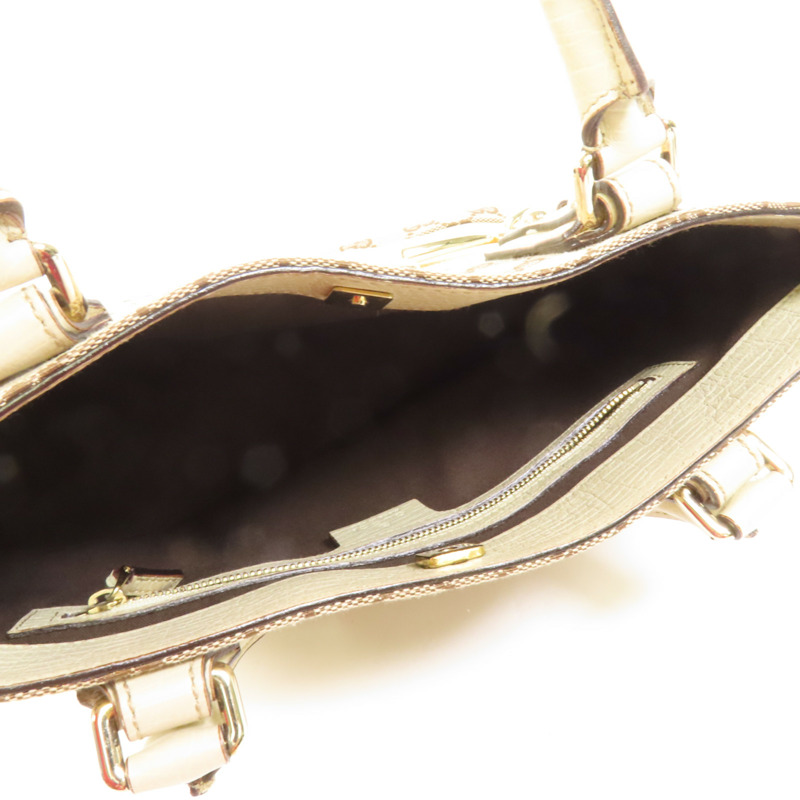 GUCCI 帆布Horsebit Tote金扣手挽袋-4