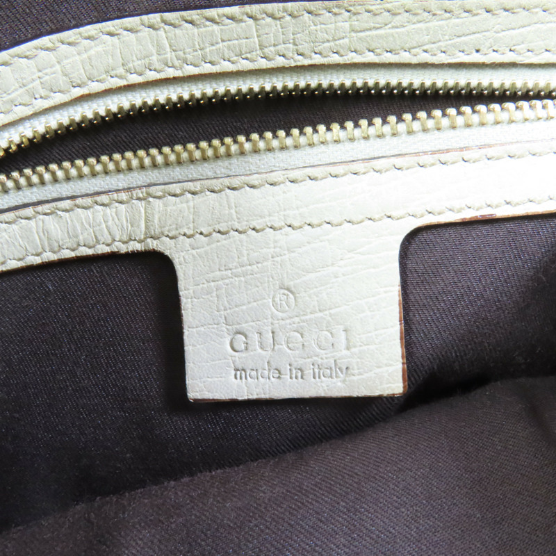 GUCCI 帆布Horsebit Tote金扣手挽袋-7