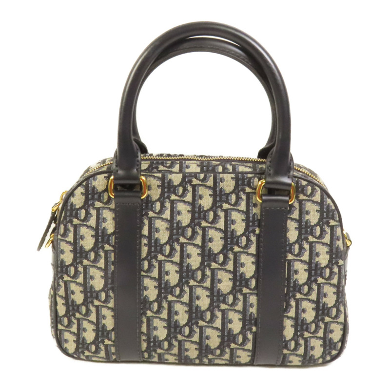 Dior 帆布D-Vibe Medium金扣手挽肩背兩用袋-1