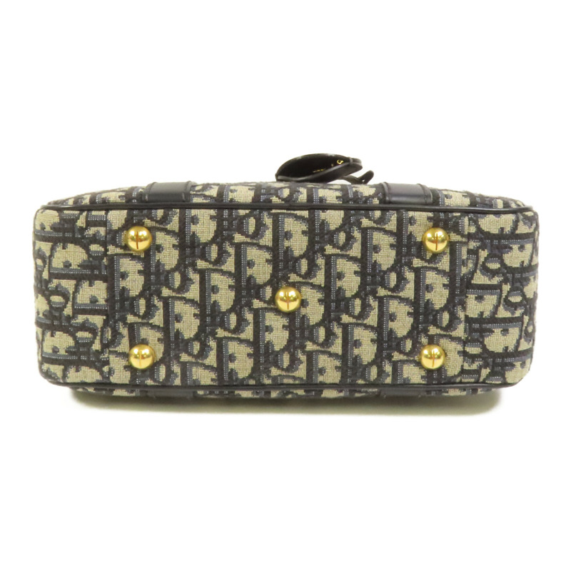 Dior 帆布D-Vibe Medium金扣手挽肩背兩用袋-3