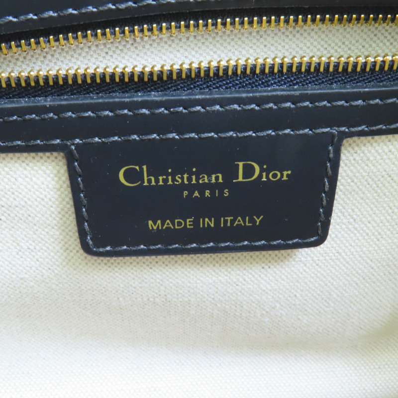 Dior 帆布D-Vibe Medium金扣手挽肩背兩用袋-8