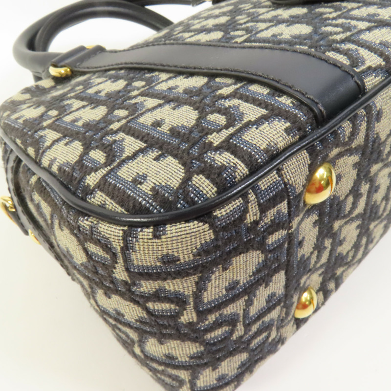 Dior 帆布D-Vibe Medium金扣手挽肩背兩用袋-12