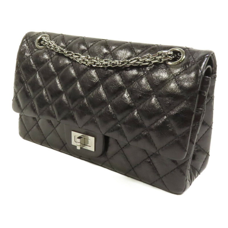 CHANEL 牛皮皮革2.55 Chain Shoulder鏈帶肩背袋-2