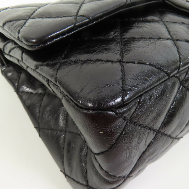 CHANEL 牛皮皮革2.55 Chain Shoulder鏈帶肩背袋-12