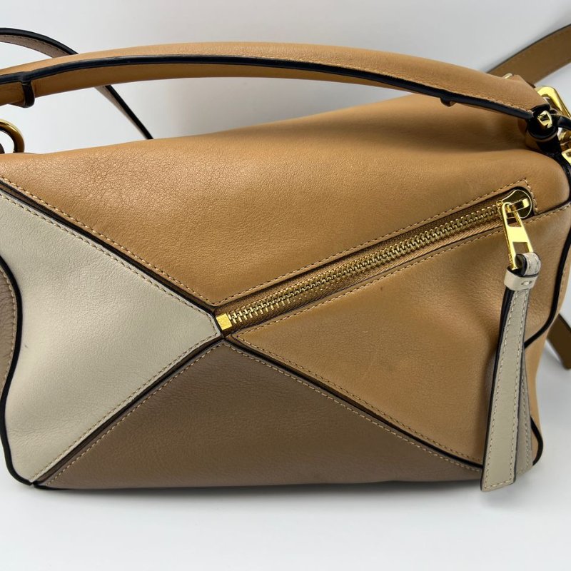 LOEWE Puzzle 拼色幾何包-6