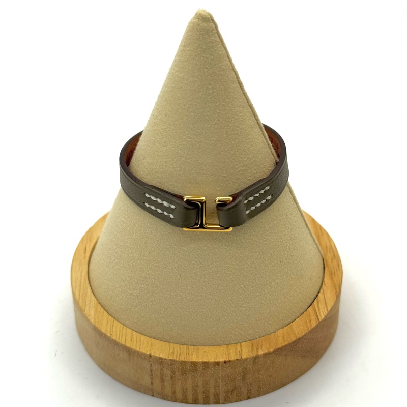 HERMES 愛馬仕 大象灰 Rivale Mini 手環 U刻-1