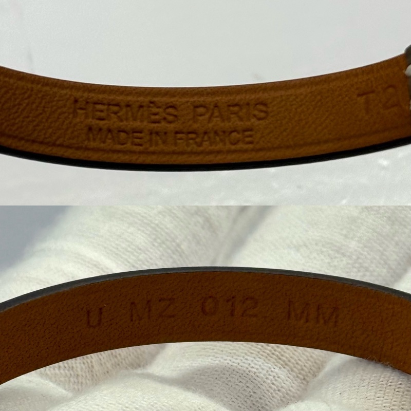 HERMES 愛馬仕 大象灰 Rivale Mini 手環 U刻-6