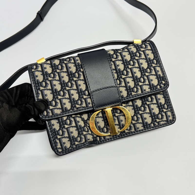 【超好看🥰】 Dior Montaigne 蒙田 經典老花 斜背包(專櫃120,000)-10