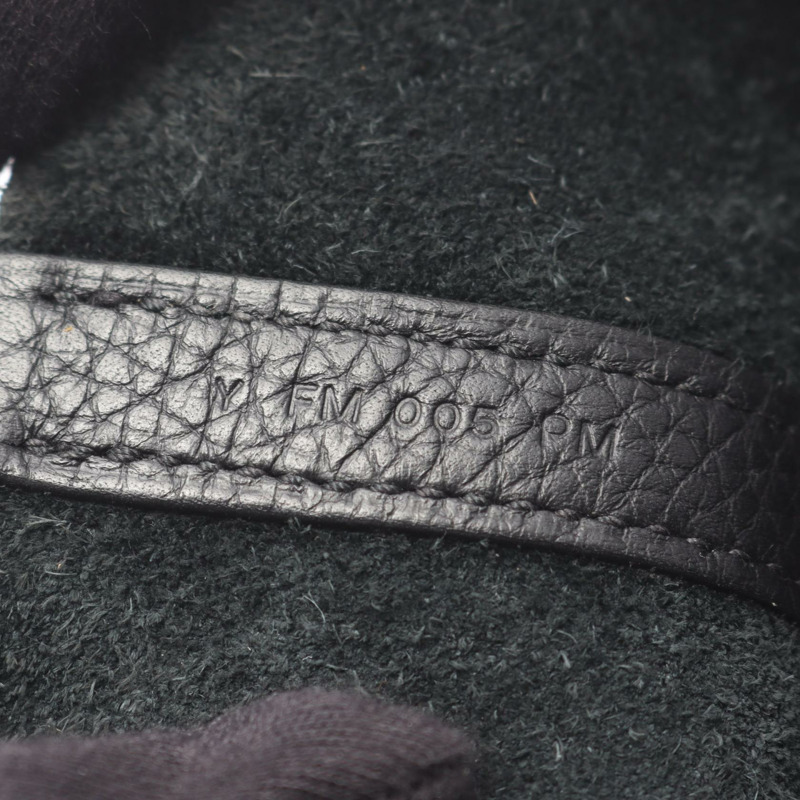 愛馬仕 Picotin Lock MM 托特水桶包,Clemence 皮革,黑色,SHW,二手。-4