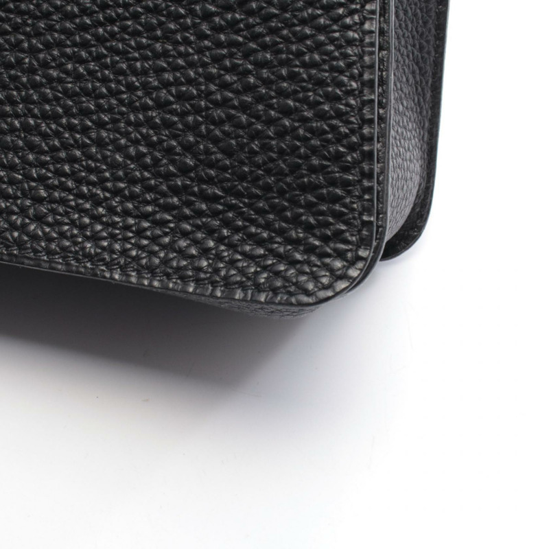 愛馬仕 Togo 皮革黑色 SHW 女士單肩斜背包 N-5