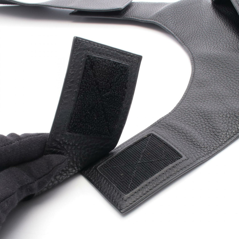 愛馬仕 Togo 皮革黑色 SHW 女士單肩斜背包 N-9