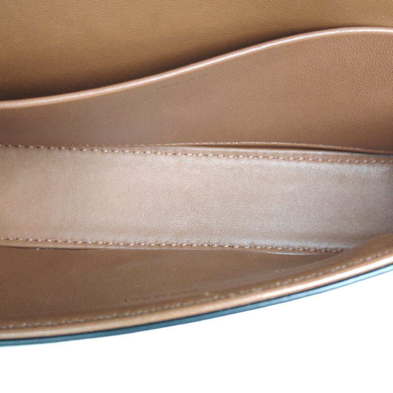 CELINE Triomphe凱旋門金屬鎖扣橫版肩背包老花PVC金扣-5