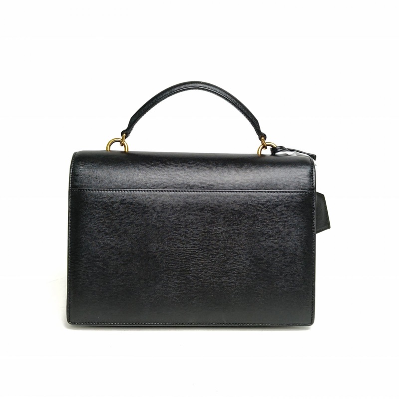 SAINT LAURENT SUNSET日落包配手柄中號25拼色牛皮金扣肩背包-2