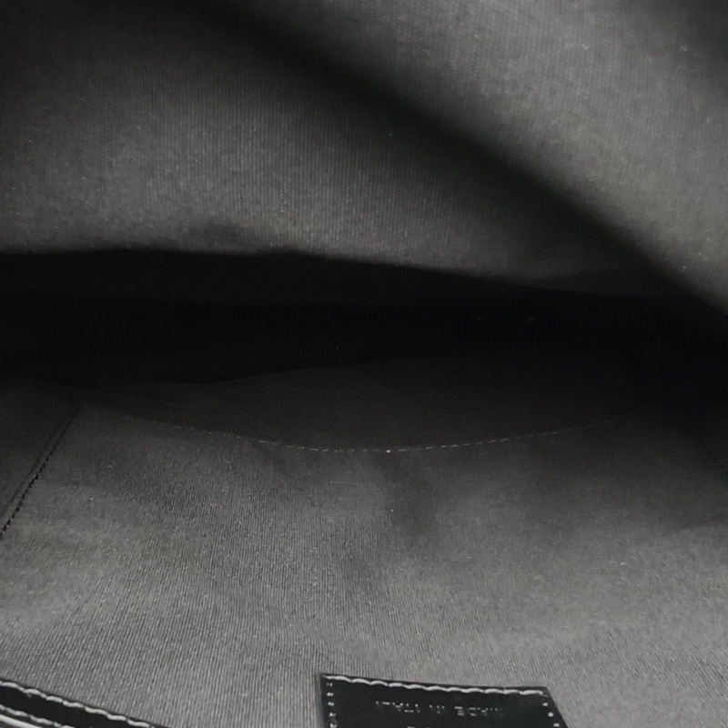 DIOR 黑白帆布銀扣2018垮包-4