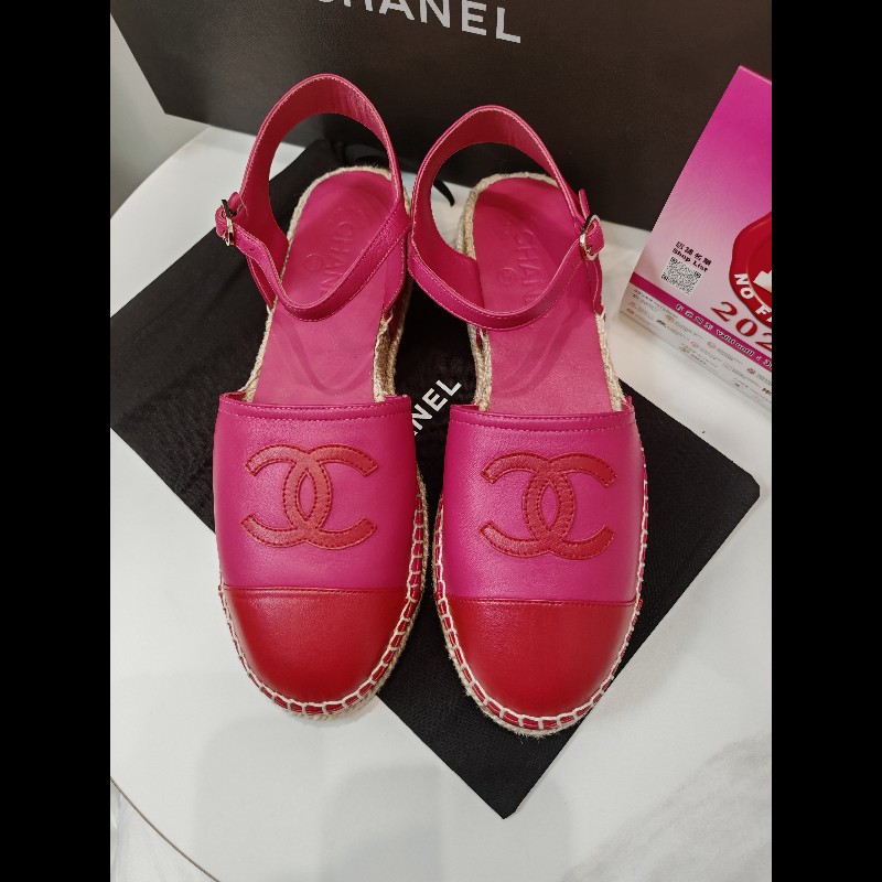 Chanel shoes 漁夫鞋 40碼 全新-1