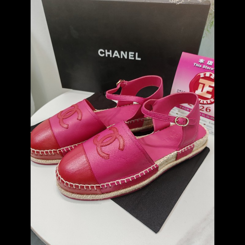 Chanel shoes 漁夫鞋 40碼 全新-2
