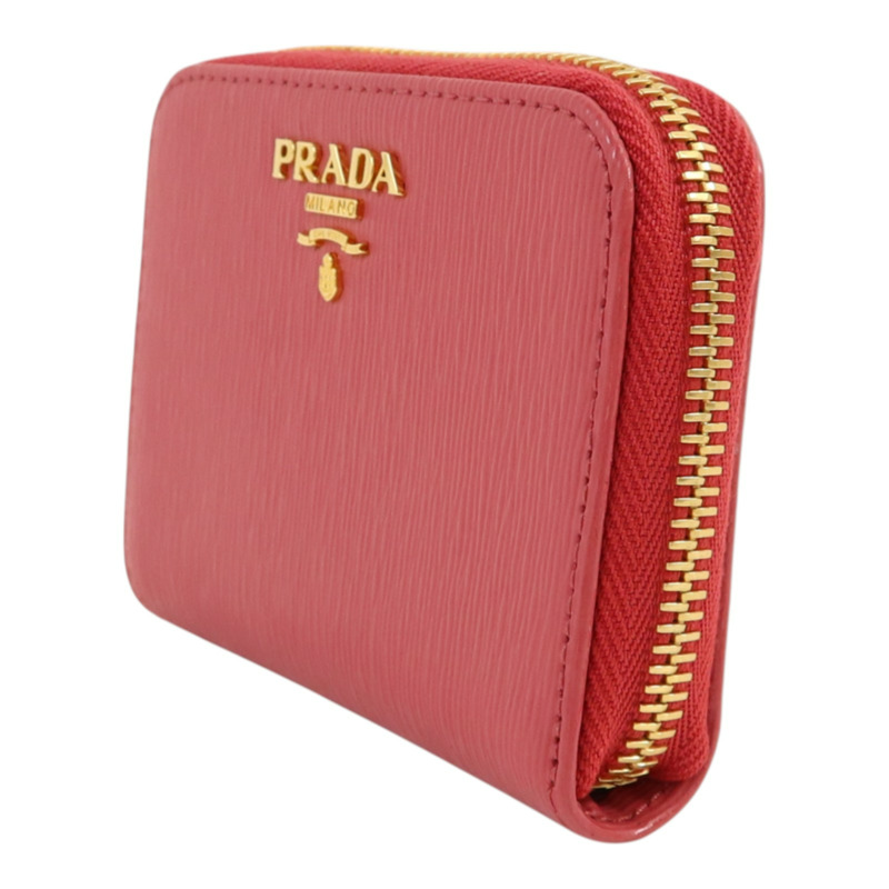 PRADA 牛皮皮革Card Case金扣卡片套-2