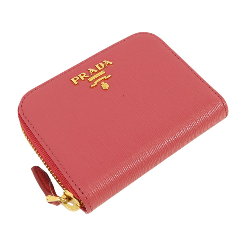 PRADA 牛皮皮革Card Case金扣卡片套-3