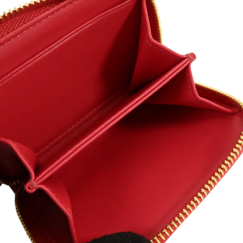 PRADA 牛皮皮革Card Case金扣卡片套-5