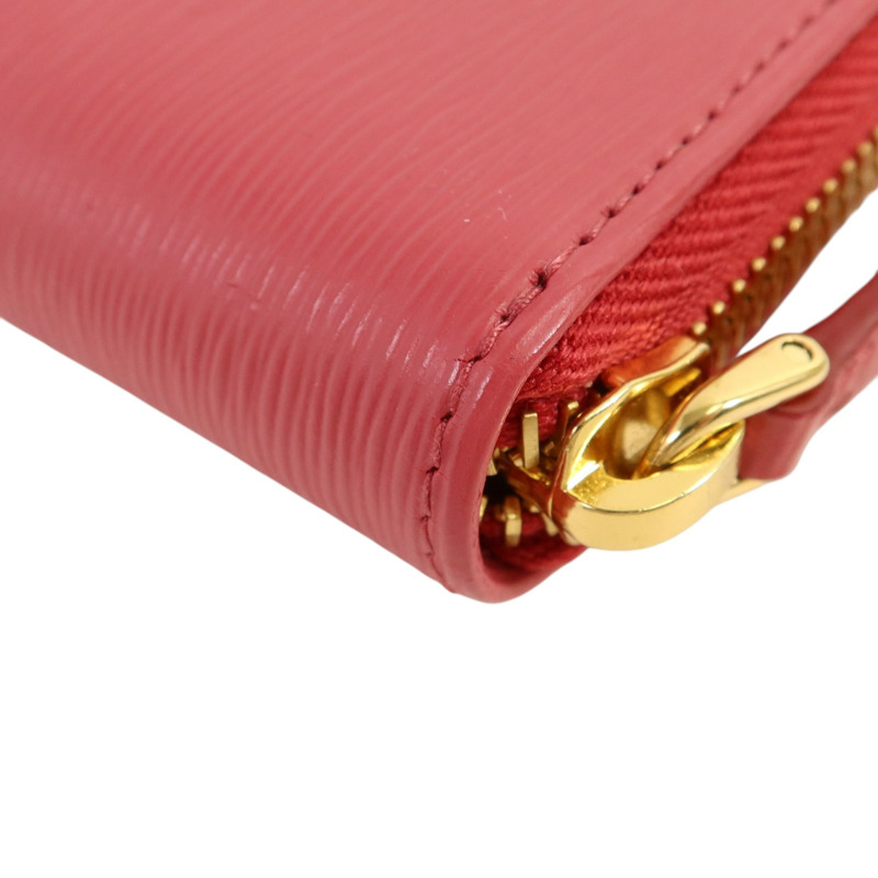 PRADA 牛皮皮革Card Case金扣卡片套-13