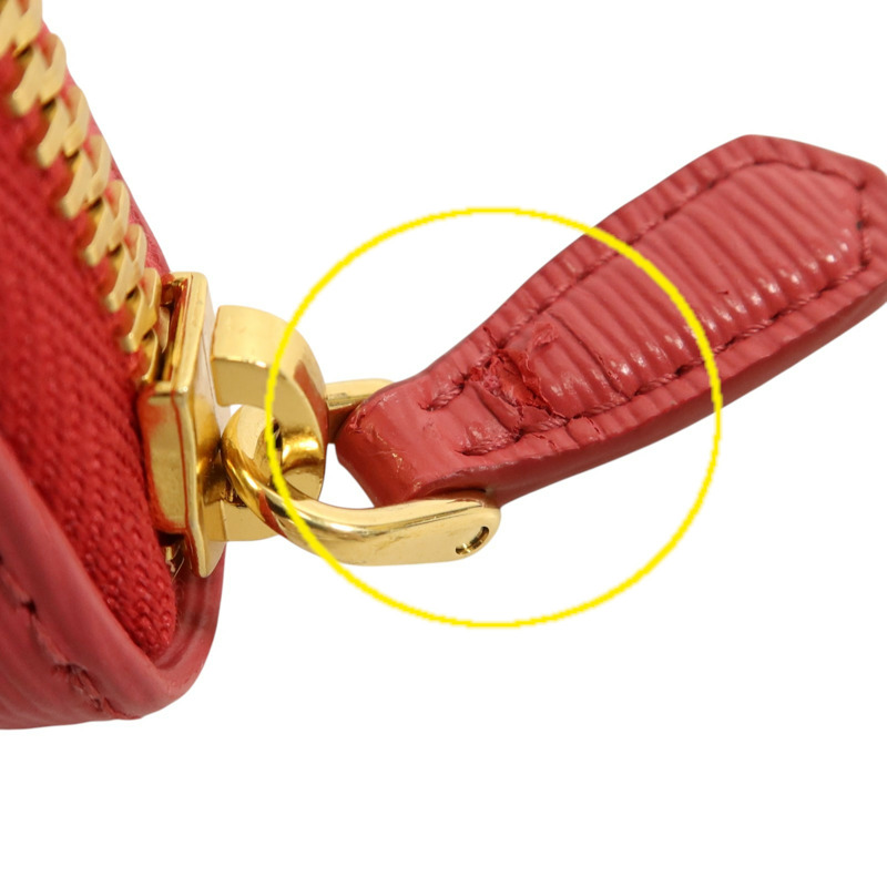 PRADA 牛皮皮革Card Case金扣卡片套-15