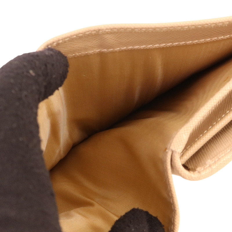 PRADA Saffiano皮革Wallet金扣錢包-6