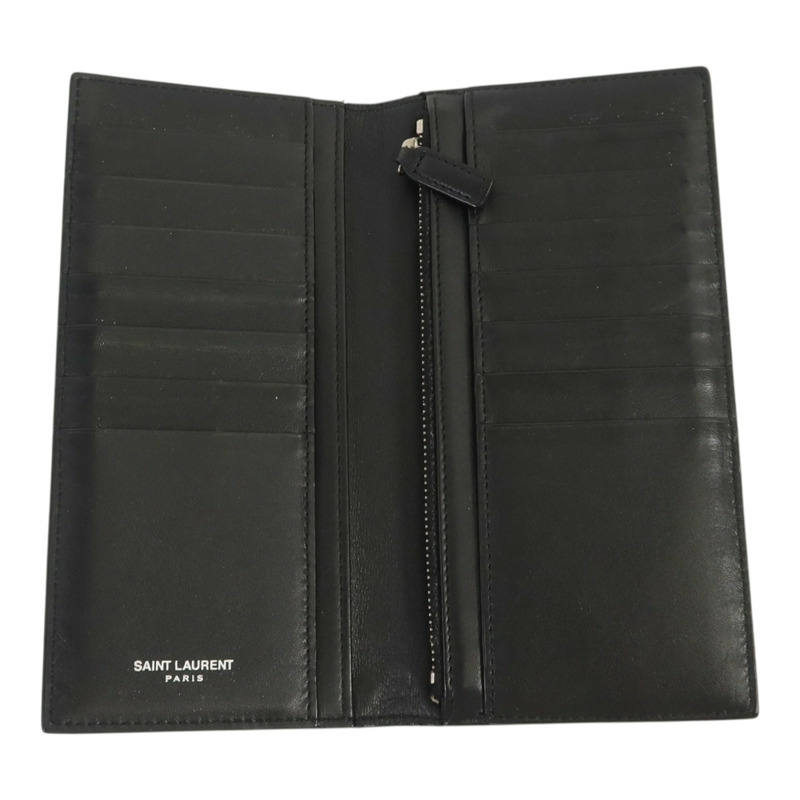 SAINT LAURENT 牛皮皮革Long Wallet長錢包-5