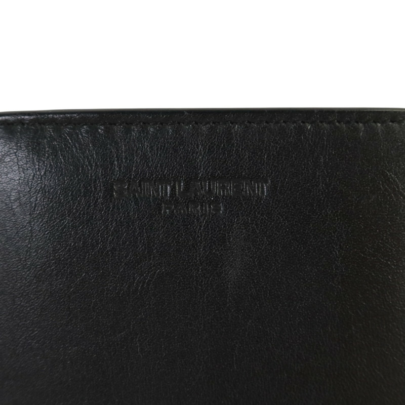 SAINT LAURENT 牛皮皮革Long Wallet長錢包-8
