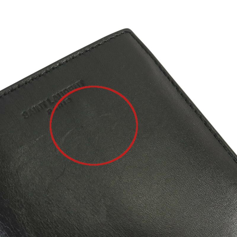 SAINT LAURENT 牛皮皮革Long Wallet長錢包-17