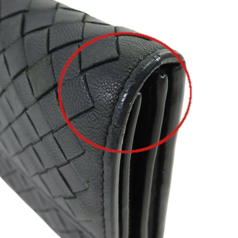 BOTTEGA VENETA 織紋皮革Wallet長錢包-15