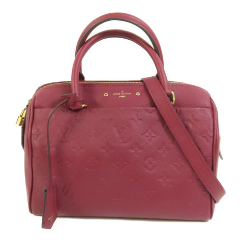 LOUIS VUITTON Monogram Empreinte Speedy Bandouliere 25金扣手挽肩背兩用袋