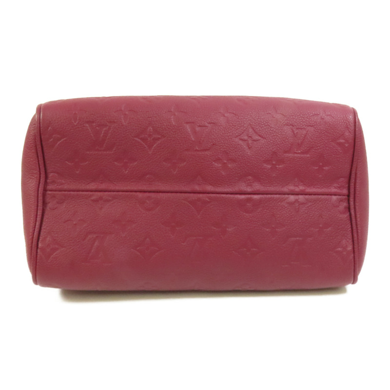 LOUIS VUITTON Monogram Empreinte Speedy Bandouliere 25金扣手挽肩背兩用袋-3