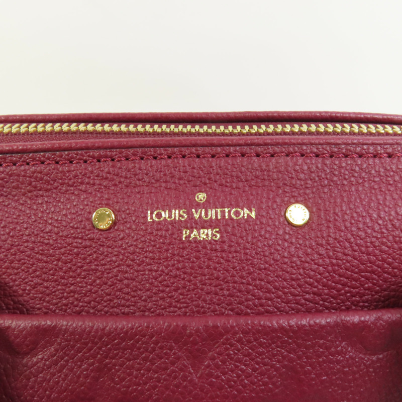 LOUIS VUITTON Monogram Empreinte Speedy Bandouliere 25金扣手挽肩背兩用袋-9