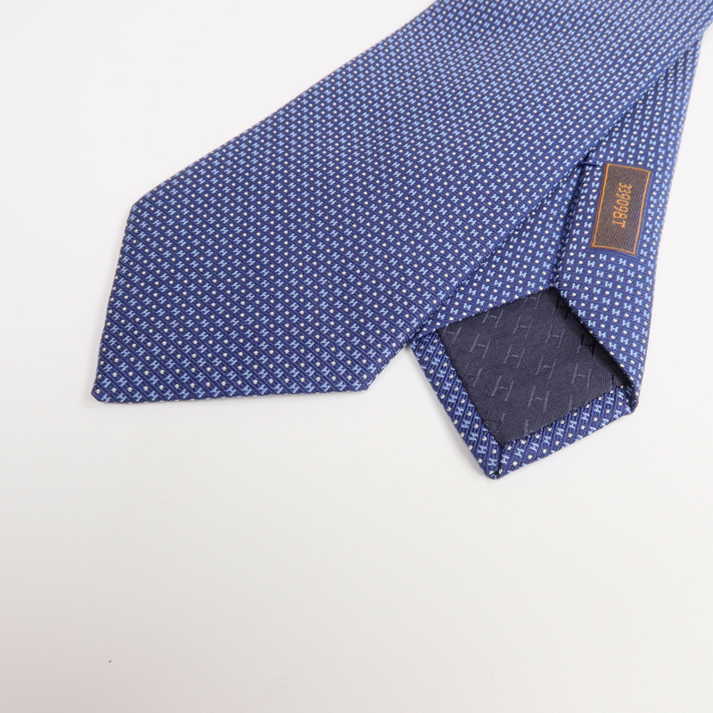 HERMES 絲質Tie領帶-2