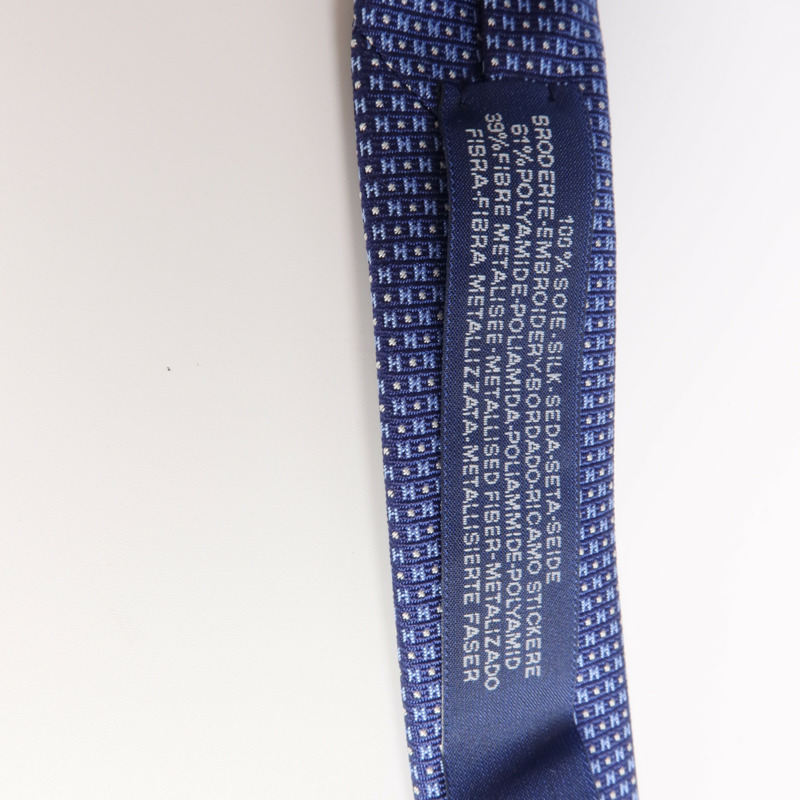 HERMES 絲質Tie領帶-7