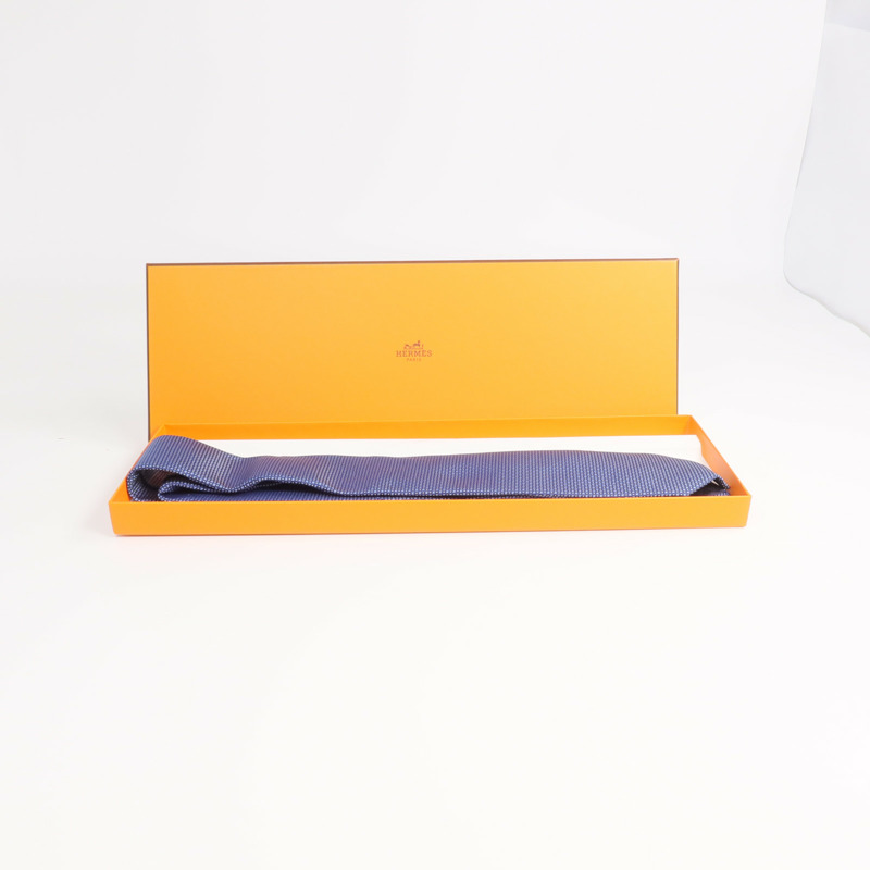 HERMES 絲質Tie領帶-9