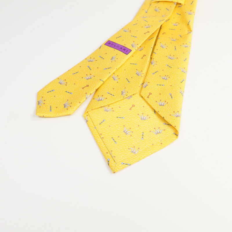 BVLGARI 絲質Tie領帶-3