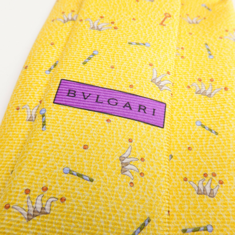 BVLGARI 絲質Tie領帶-4