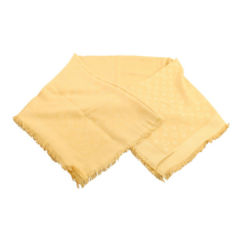 LOUIS VUITTON 羊毛/絲質Scarf絲巾