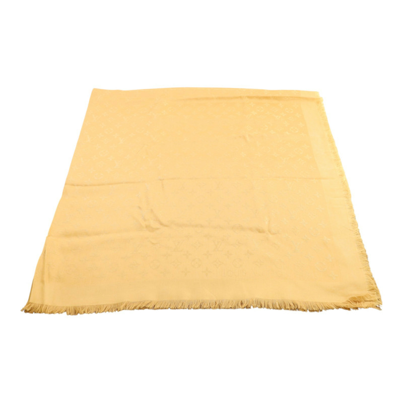 LOUIS VUITTON 羊毛/絲質Scarf絲巾-1