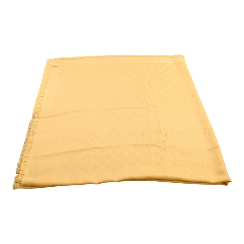 LOUIS VUITTON 羊毛/絲質Scarf絲巾-3