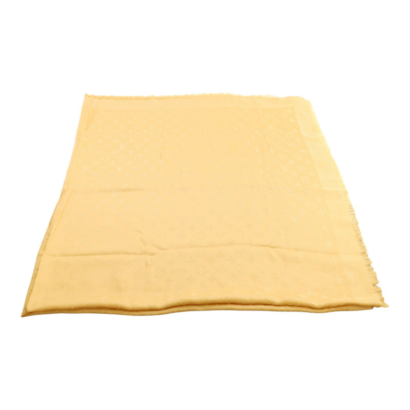 LOUIS VUITTON 羊毛/絲質Scarf絲巾-4