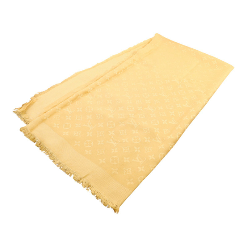 LOUIS VUITTON 羊毛/絲質Scarf絲巾-6