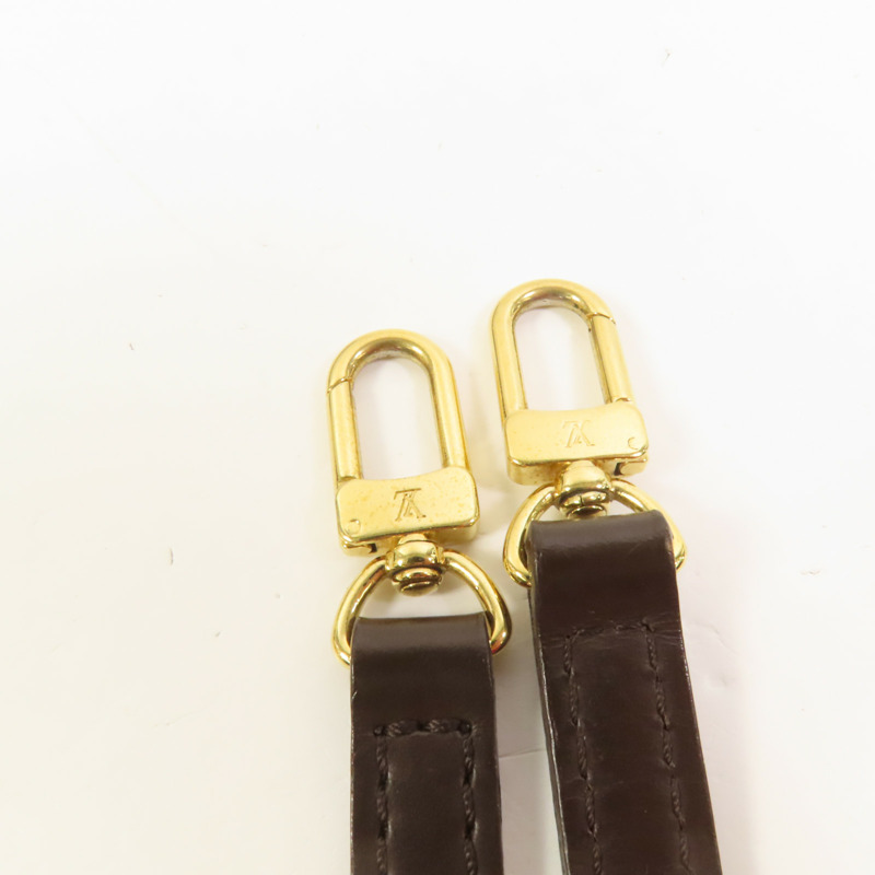 LOUIS VUITTON Damier Eva金扣手挽肩背兩用袋棕色-6