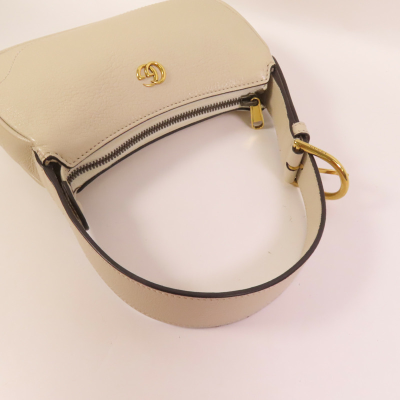 GUCCI 牛皮皮革Aphrodite Mini Bag金扣手挽袋-4
