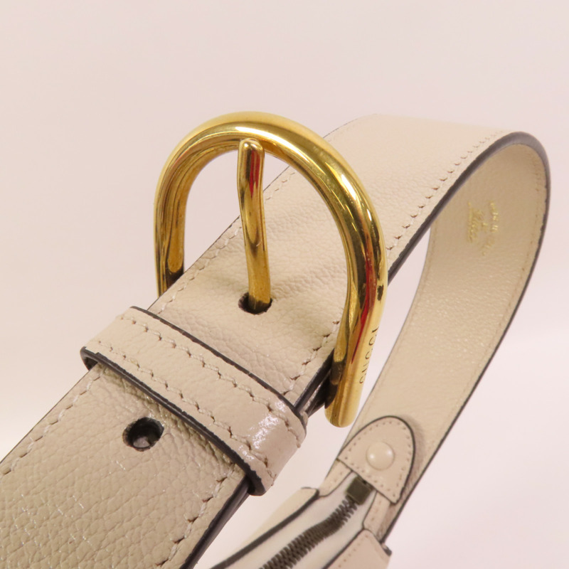 GUCCI 牛皮皮革Aphrodite Mini Bag金扣手挽袋-7