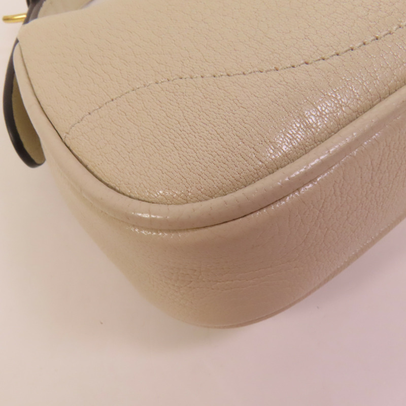 GUCCI 牛皮皮革Aphrodite Mini Bag金扣手挽袋-13