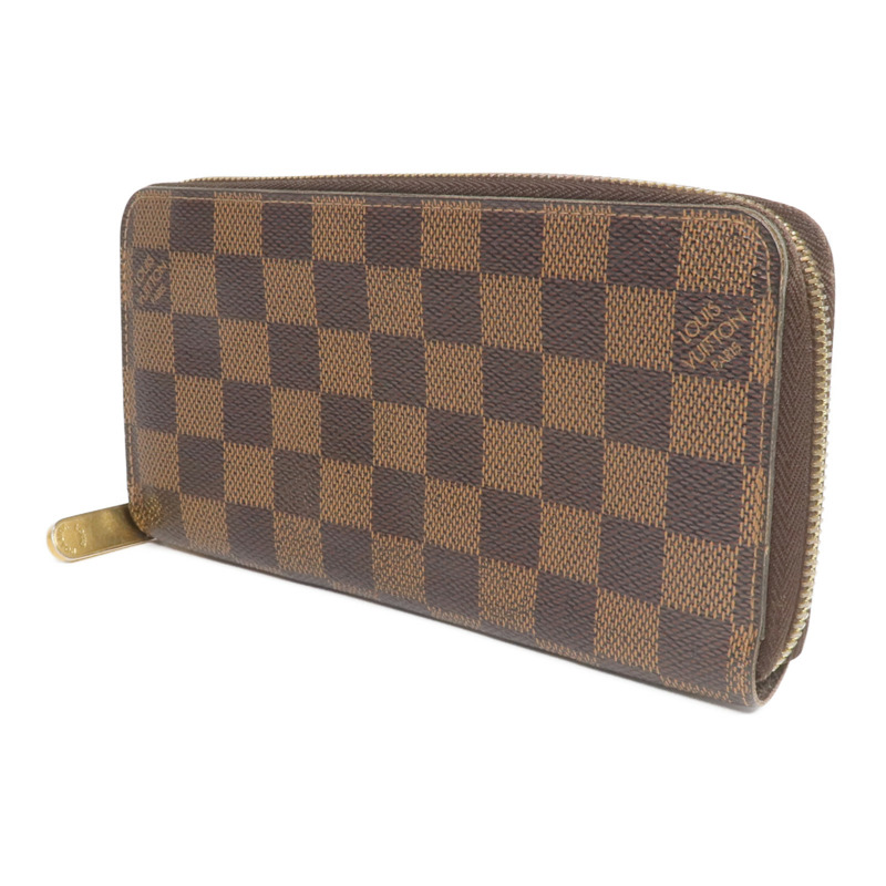 LOUIS VUITTON Damier Zippy Wallet金扣長錢包-2