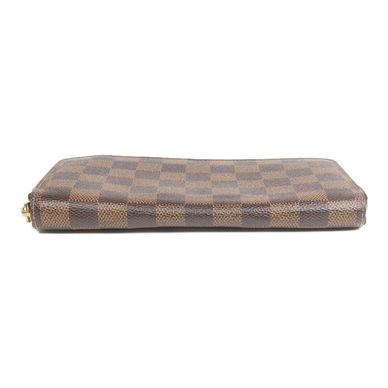 LOUIS VUITTON Damier Zippy Wallet金扣長錢包-5